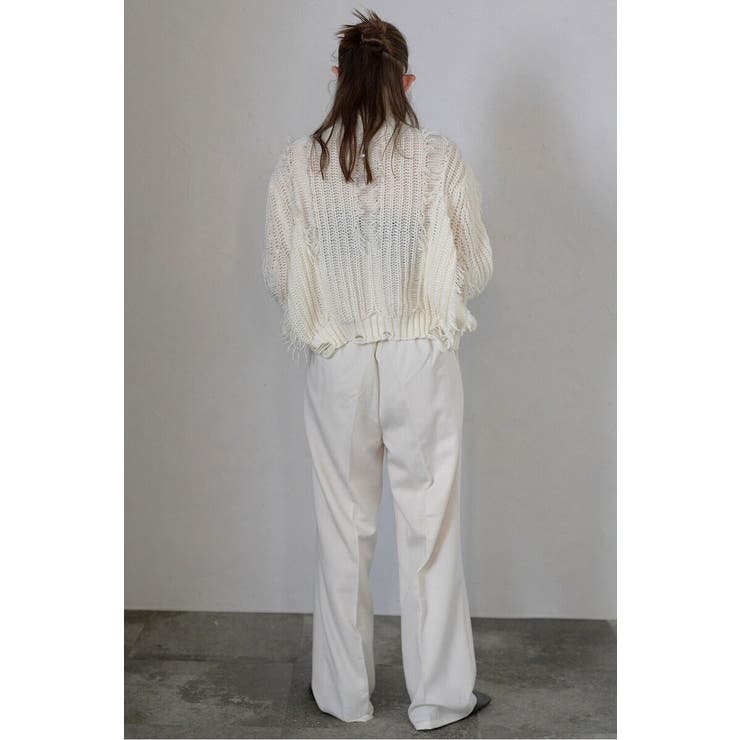 damage fringe knit | BONJOUR SAGAN | 詳細画像8 