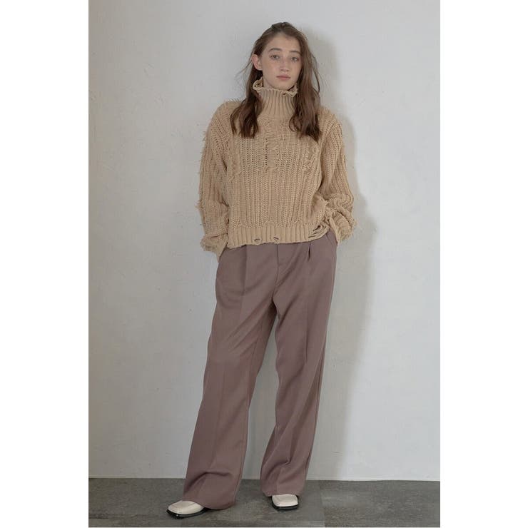 damage fringe knit | BONJOUR SAGAN | 詳細画像12 