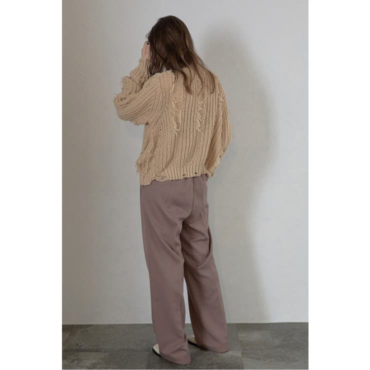 damage fringe knit | BONJOUR SAGAN | 詳細画像15 