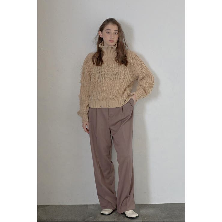 damage fringe knit | BONJOUR SAGAN | 詳細画像20 