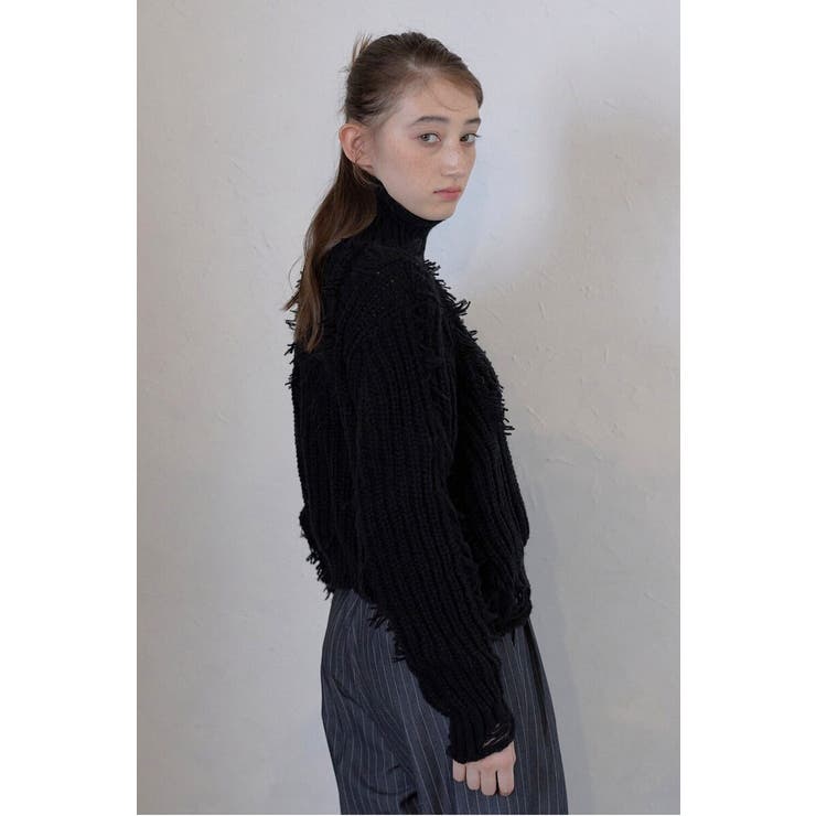 damage fringe knit | BONJOUR SAGAN | 詳細画像23 