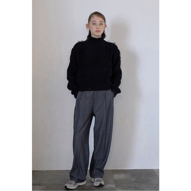 damage fringe knit | BONJOUR SAGAN | 詳細画像24 