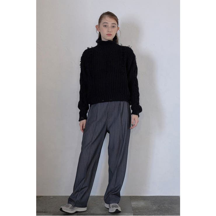 damage fringe knit | BONJOUR SAGAN | 詳細画像28 