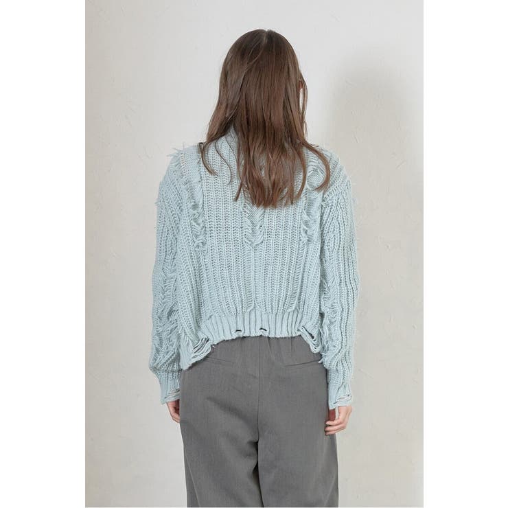 damage fringe knit | BONJOUR SAGAN | 詳細画像38 
