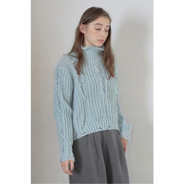 damage fringe knit | BONJOUR SAGAN | 詳細画像39 
