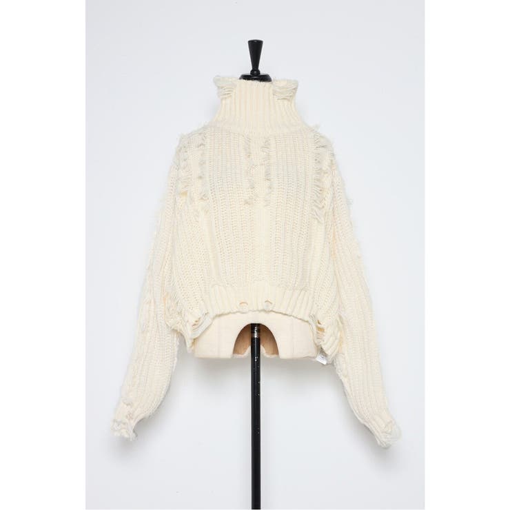 damage fringe knit | BONJOUR SAGAN | 詳細画像42 