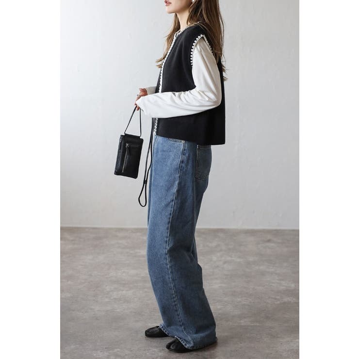 ハマグリステッチニットベスト 88-004375 | BONJOUR SAGAN | 詳細画像21 