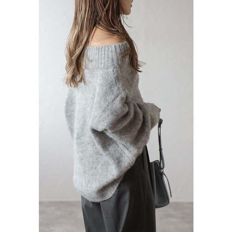 アルパカタッチオフショルニット 88-004381 | BONJOUR SAGAN | 詳細画像2 