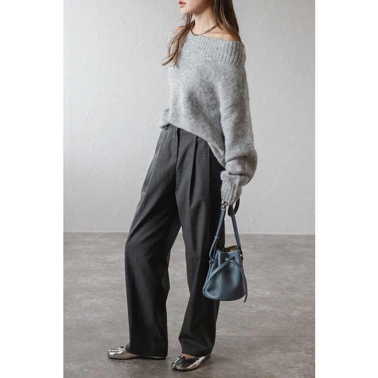 アルパカタッチオフショルニット 88-004381 | BONJOUR SAGAN | 詳細画像3 