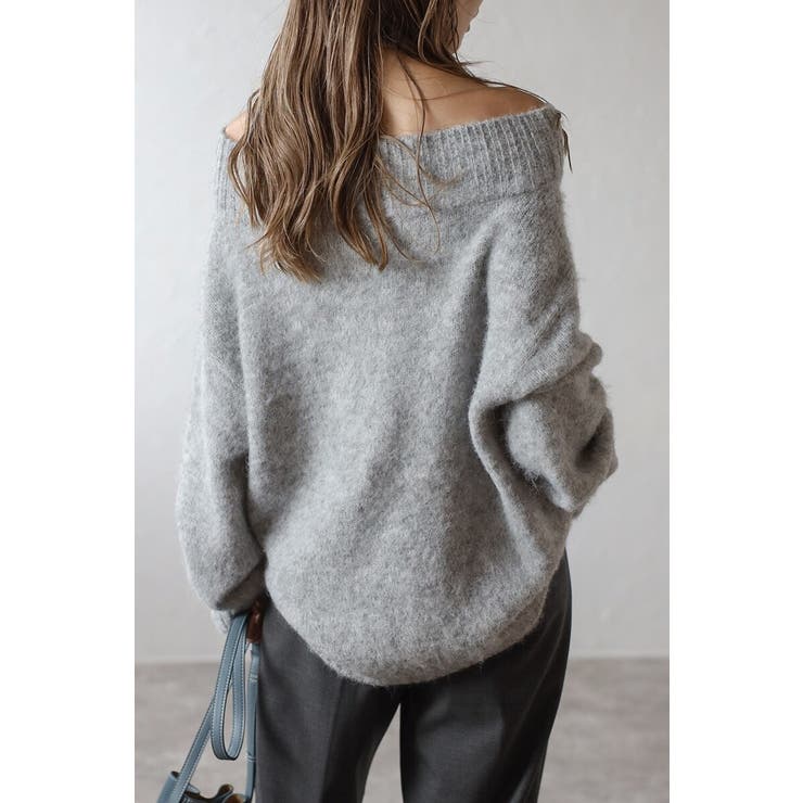 アルパカタッチオフショルニット 88-004381 | BONJOUR SAGAN | 詳細画像4 