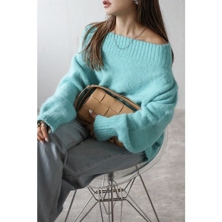 アルパカタッチオフショルニット 88-004381 | BONJOUR SAGAN | 詳細画像11 