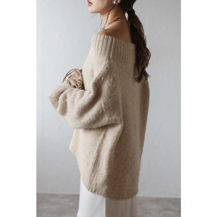 アルパカタッチオフショルニット 88-004381 | BONJOUR SAGAN | 詳細画像13 