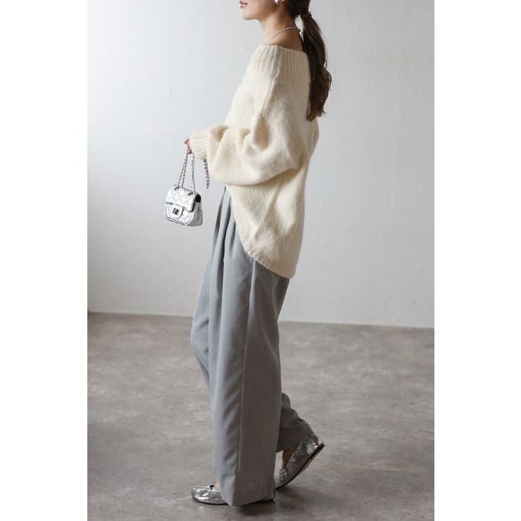 アルパカタッチオフショルニット 88-004381 | BONJOUR SAGAN | 詳細画像20 