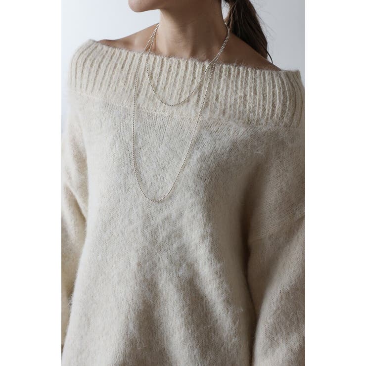 アルパカタッチオフショルニット 88-004381 | BONJOUR SAGAN | 詳細画像23 