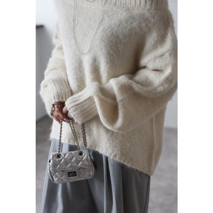 アルパカタッチオフショルニット 88-004381 | BONJOUR SAGAN | 詳細画像24 