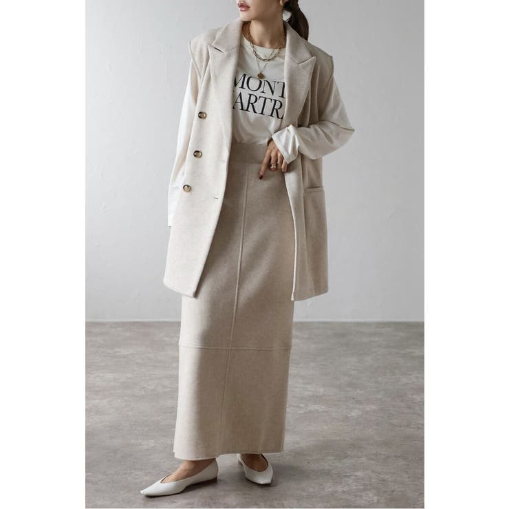 ウールタッチダブルボタンベスト 88-004382 | BONJOUR SAGAN | 詳細画像3 