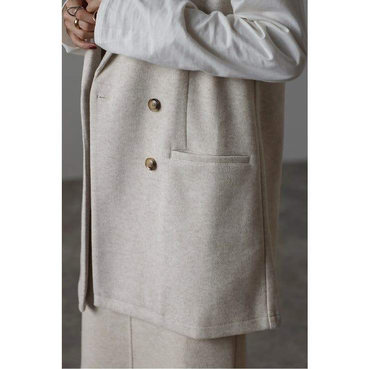 ウールタッチダブルボタンベスト 88-004382 | BONJOUR SAGAN | 詳細画像7 