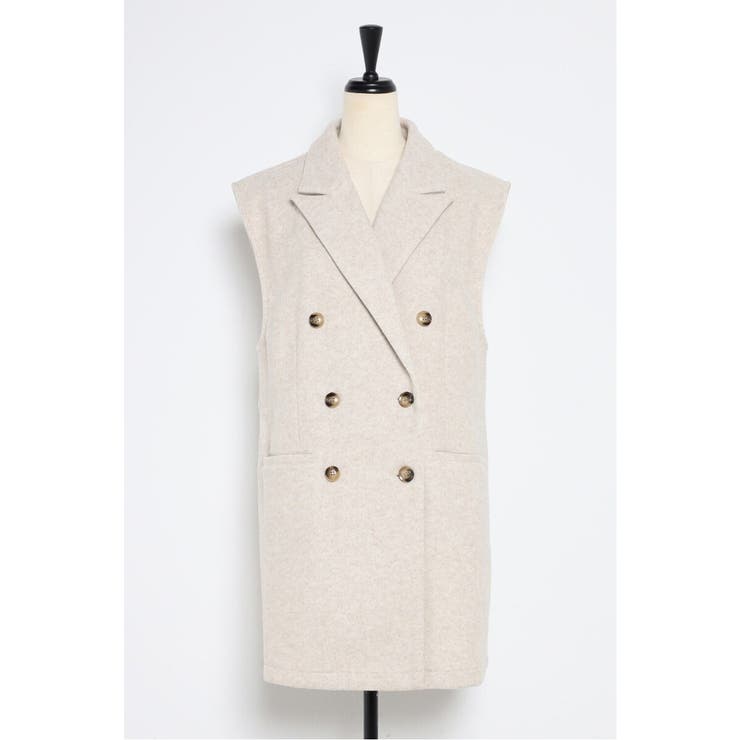 ウールタッチダブルボタンベスト 88-004382 | BONJOUR SAGAN | 詳細画像20 