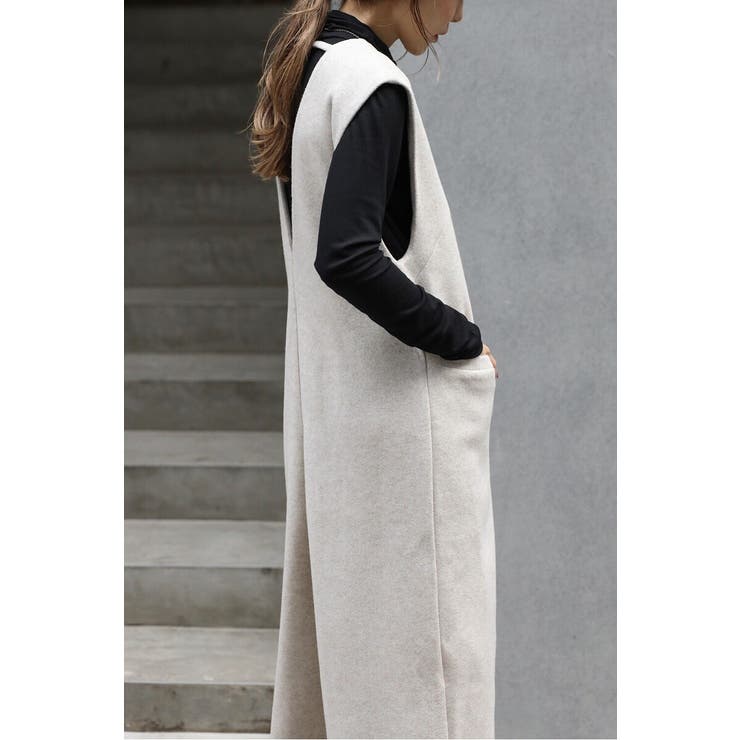 ウールタッチVネックオールインワン 88-004385 | BONJOUR SAGAN | 詳細画像6 