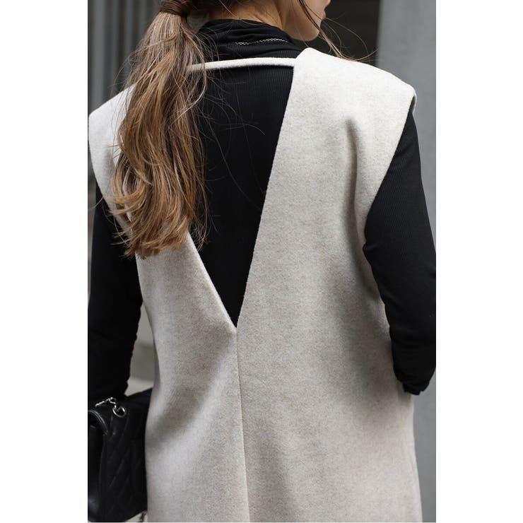 ウールタッチVネックオールインワン 88-004385 | BONJOUR SAGAN | 詳細画像9 