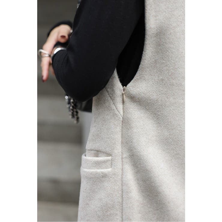 ウールタッチVネックオールインワン 88-004385 | BONJOUR SAGAN | 詳細画像10 