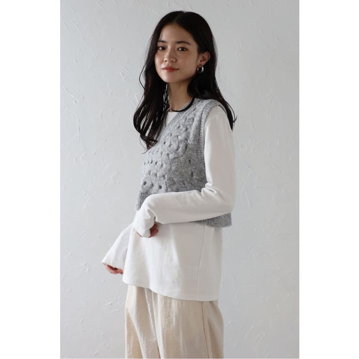 V neck holed | BONJOUR SAGAN | 詳細画像11 