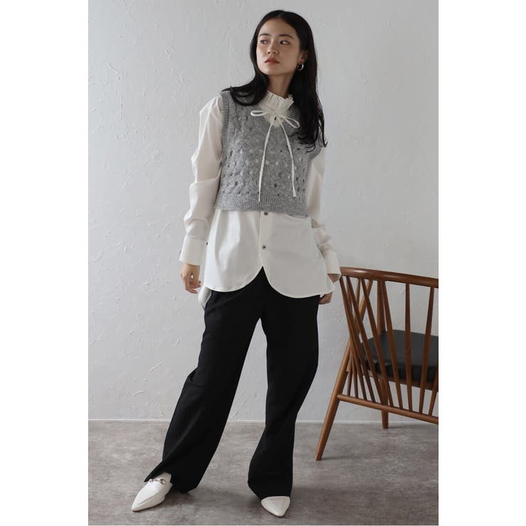 V neck holed | BONJOUR SAGAN | 詳細画像17 