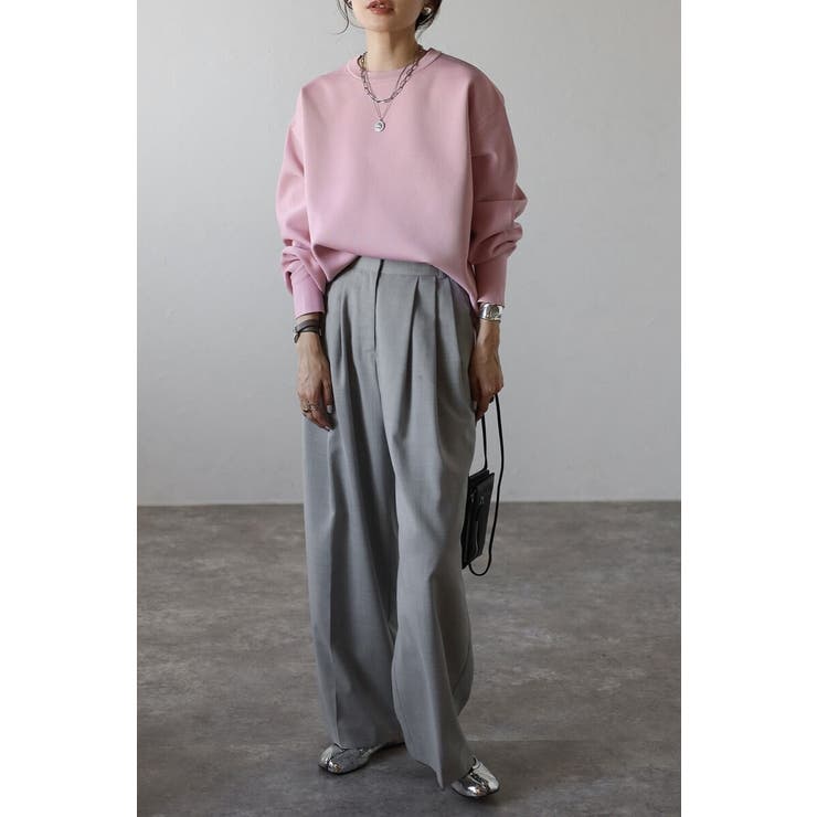 バレルスリーブサイドリブニットプルオーバー 88-004390 | BONJOUR SAGAN | 詳細画像4 