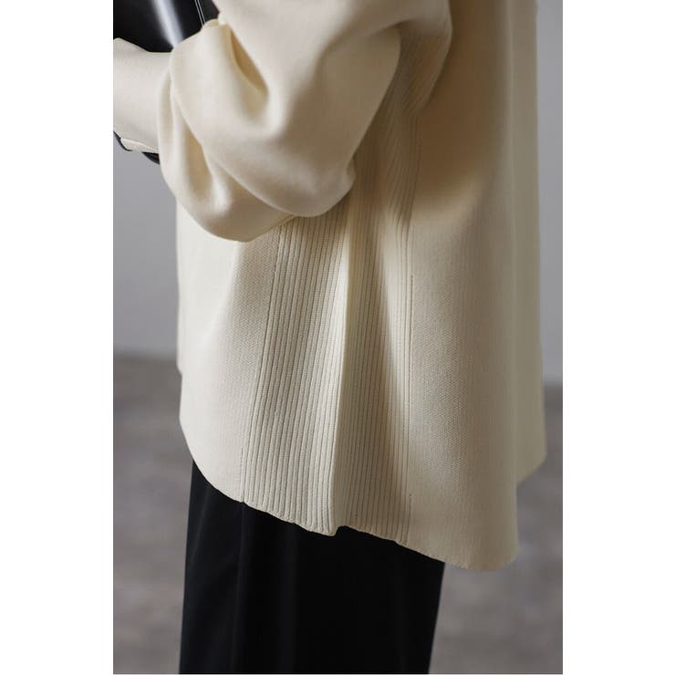 バレルスリーブサイドリブニットプルオーバー 88-004390 | BONJOUR SAGAN | 詳細画像19 