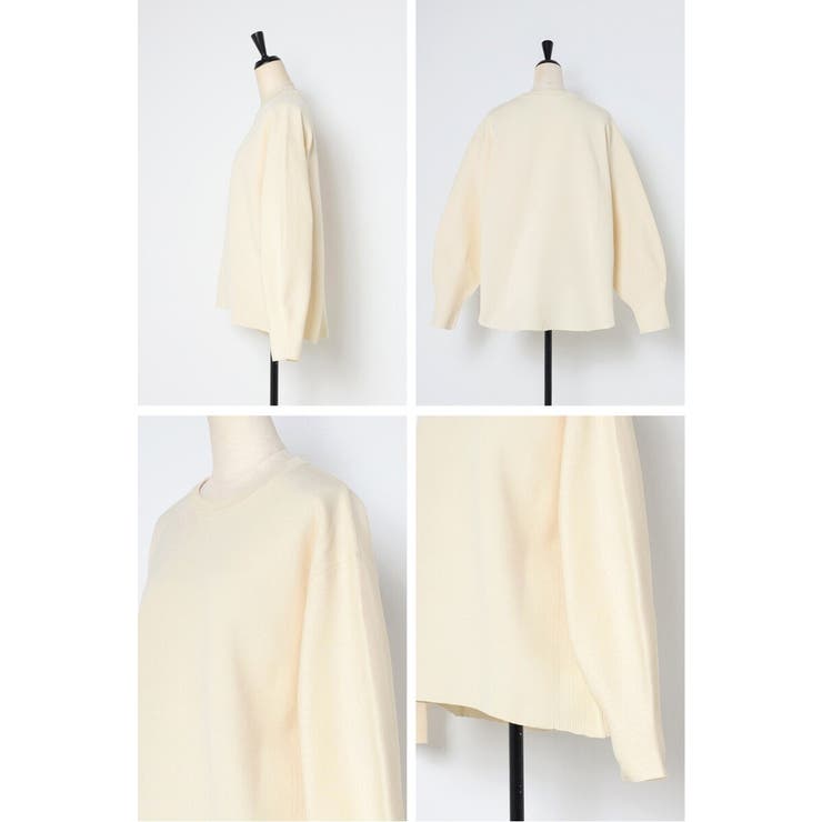 バレルスリーブサイドリブニットプルオーバー 88-004390 | BONJOUR SAGAN | 詳細画像26 