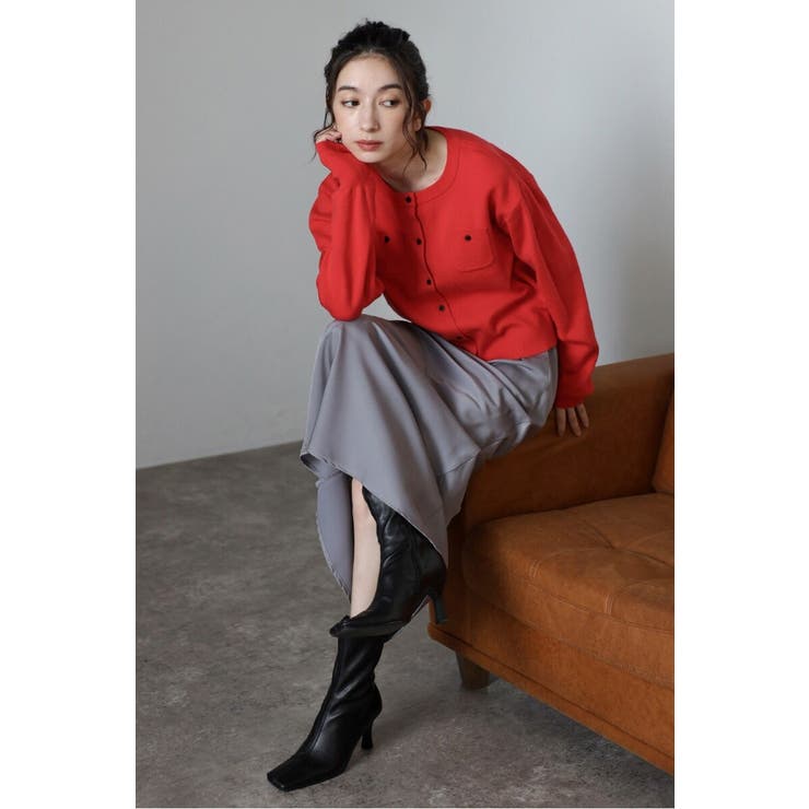 ミニポケットニットカーディガン 88-004401 | BONJOUR SAGAN | 詳細画像1 