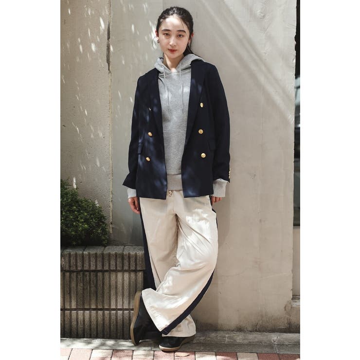 BSバックロゴ刺繍×箔プリントフーディー88-004403 | BONJOUR SAGAN | 詳細画像7 