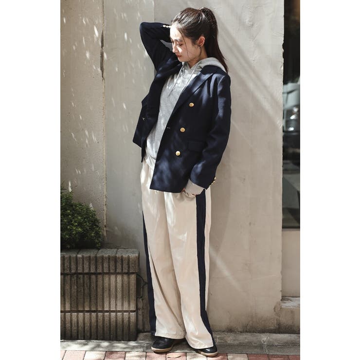 BSバックロゴ刺繍×箔プリントフーディー88-004403 | BONJOUR SAGAN | 詳細画像8 