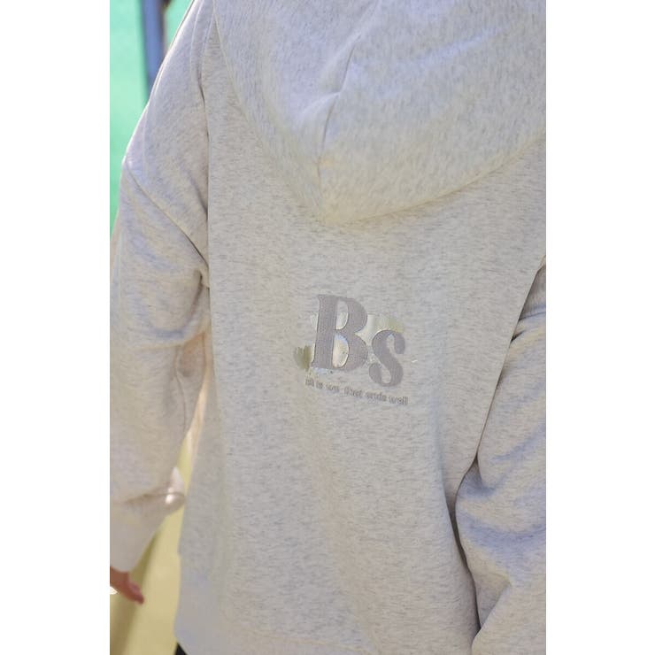 BSバックロゴ刺繍×箔プリントフーディー88-004403 | BONJOUR SAGAN | 詳細画像23 