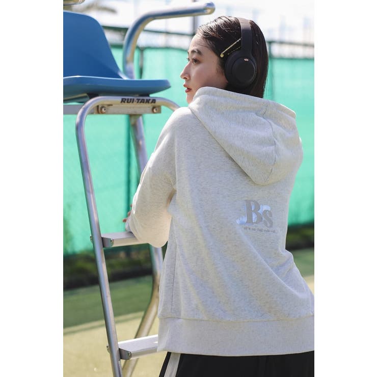 BSバックロゴ刺繍×箔プリントフーディー88-004403 | BONJOUR SAGAN | 詳細画像24 