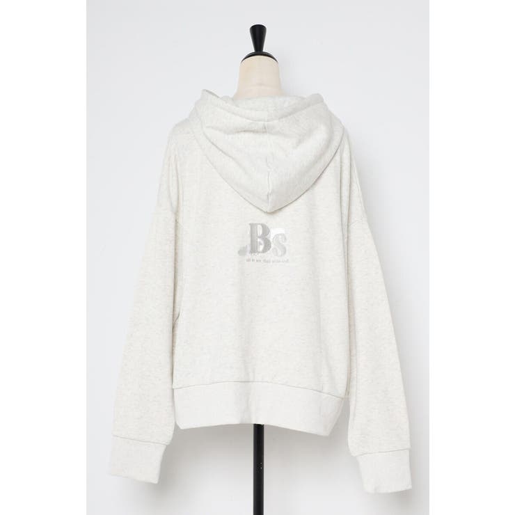 BSバックロゴ刺繍×箔プリントフーディー88-004403 | BONJOUR SAGAN | 詳細画像34 