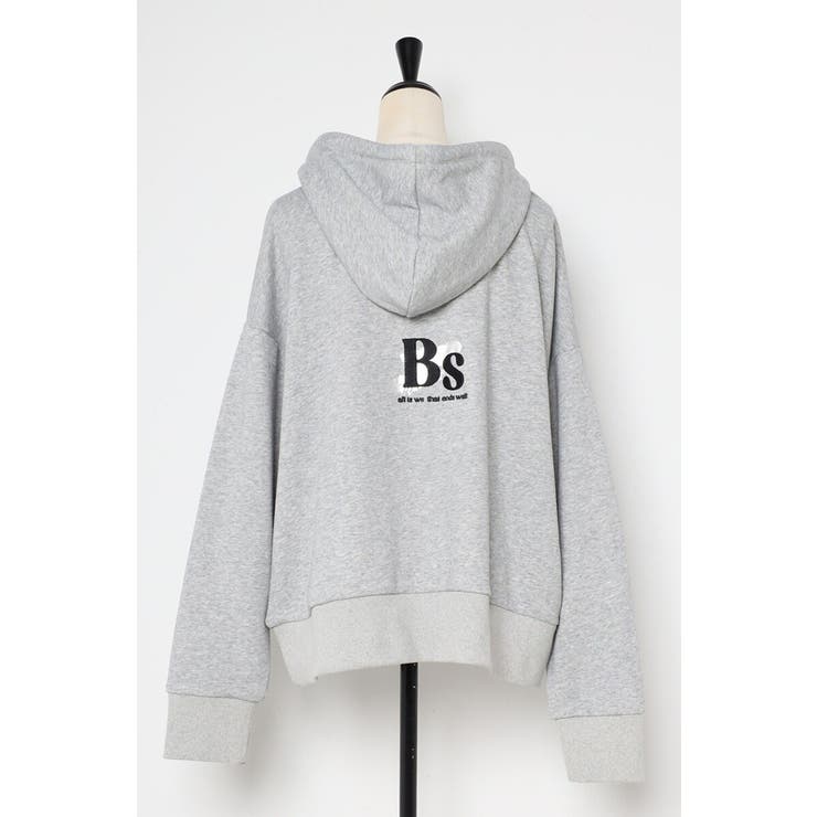 BSバックロゴ刺繍×箔プリントフーディー88-004403 | BONJOUR SAGAN | 詳細画像35 