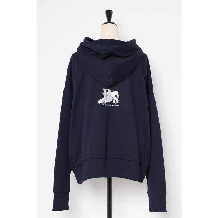 BSバックロゴ刺繍×箔プリントフーディー88-004403 | BONJOUR SAGAN | 詳細画像36 