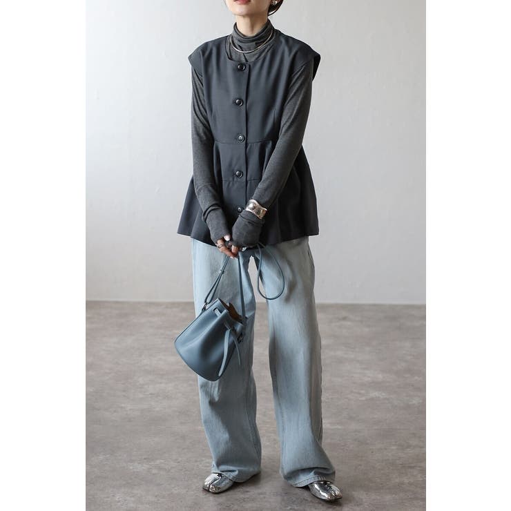 フレンチスリーブペプラムベスト 88-004408 | BONJOUR SAGAN | 詳細画像1 