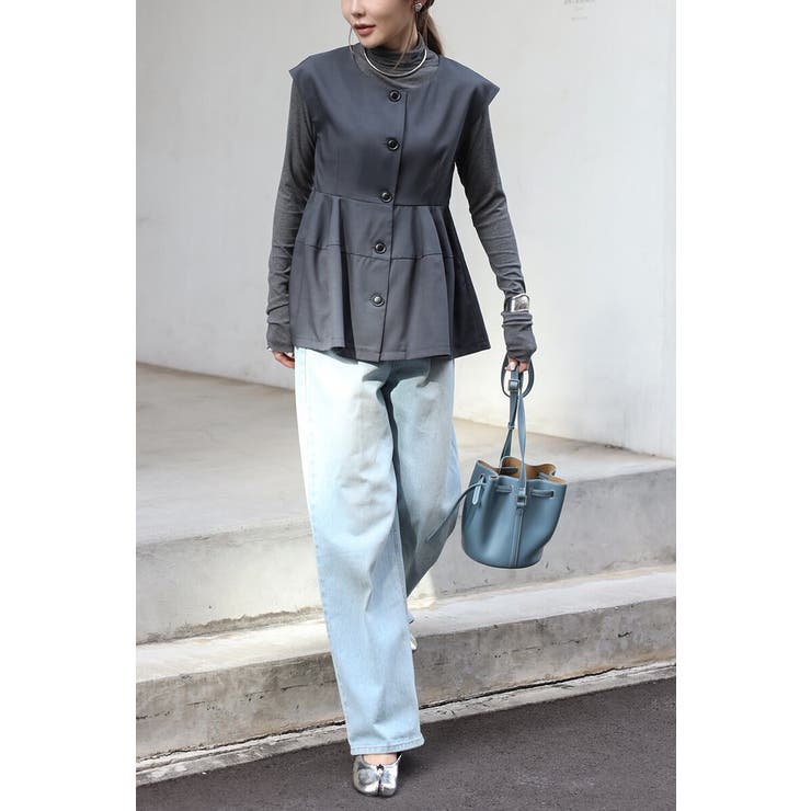 フレンチスリーブペプラムベスト 88-004408 | BONJOUR SAGAN | 詳細画像6 