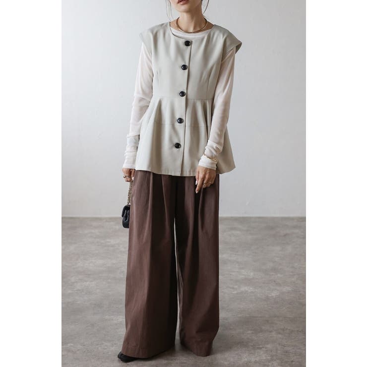 フレンチスリーブペプラムベスト 88-004408 | BONJOUR SAGAN | 詳細画像9 