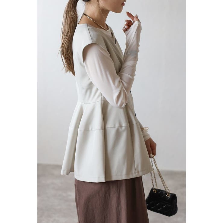 フレンチスリーブペプラムベスト 88-004408 | BONJOUR SAGAN | 詳細画像10 