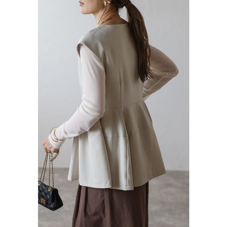 フレンチスリーブペプラムベスト 88-004408 | BONJOUR SAGAN | 詳細画像12 