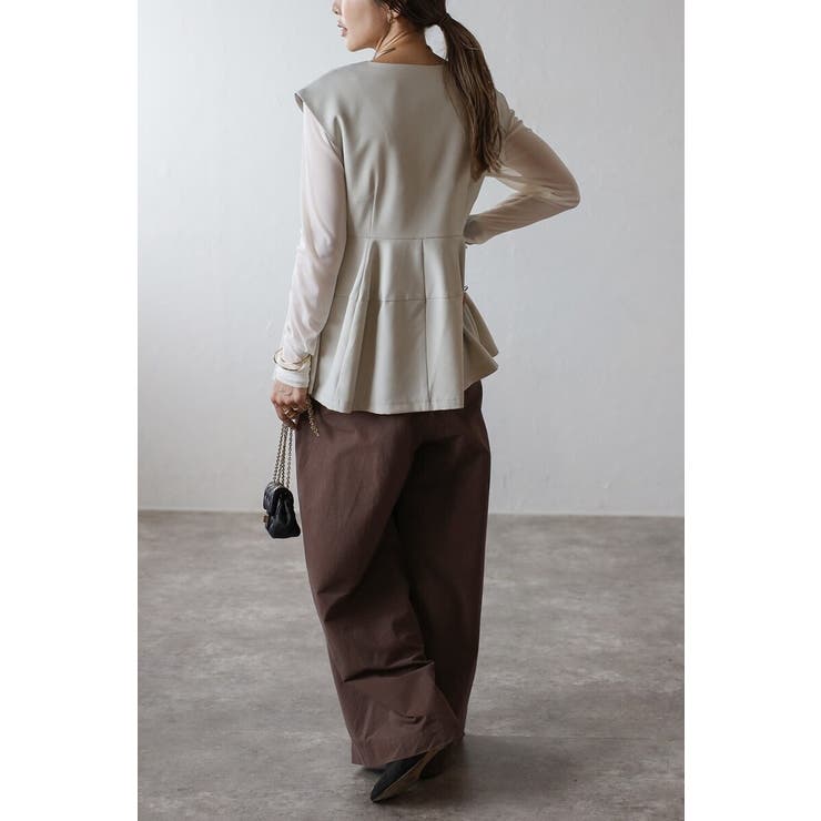 フレンチスリーブペプラムベスト 88-004408 | BONJOUR SAGAN | 詳細画像13 