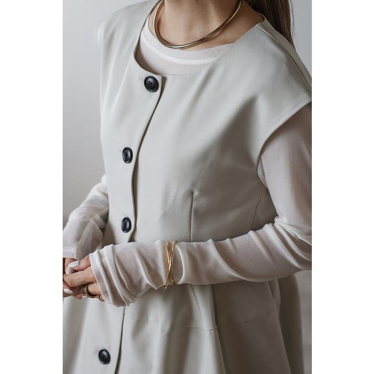 フレンチスリーブペプラムベスト 88-004408 | BONJOUR SAGAN | 詳細画像14 