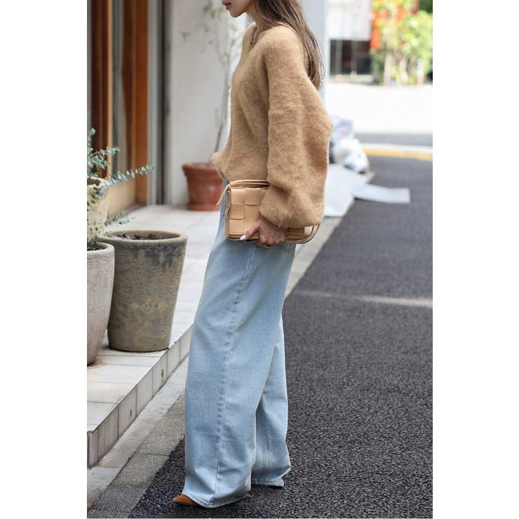 カシミアタッチディープVネックニット 88-004412 | BONJOUR SAGAN | 詳細画像29 