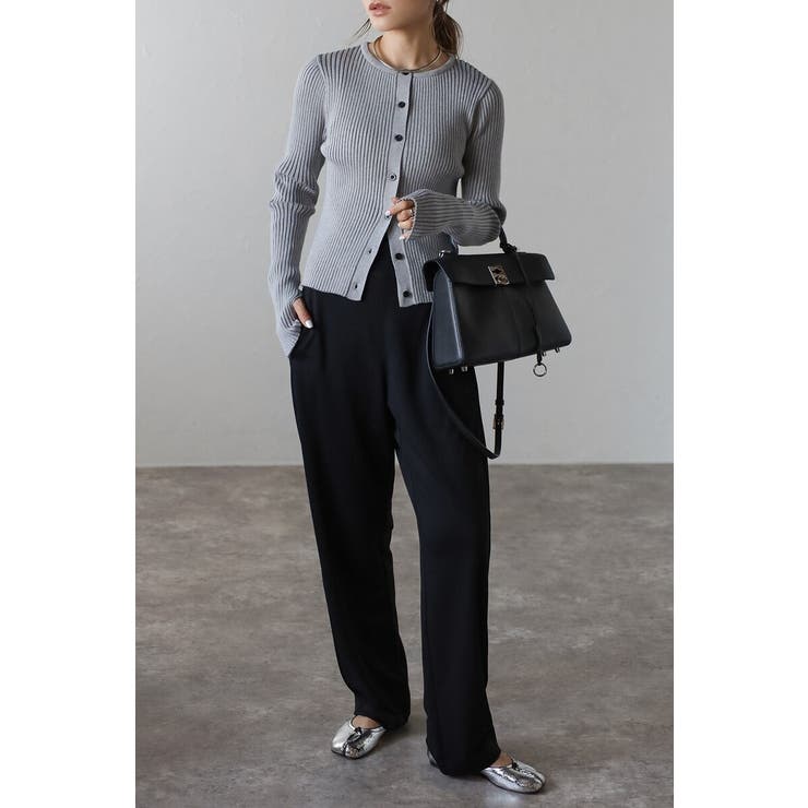 とろみポンチカーブパンツ 88-004413 | BONJOUR SAGAN | 詳細画像3 