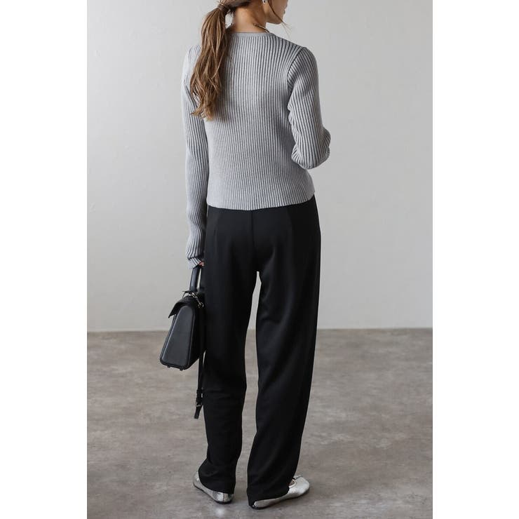 とろみポンチカーブパンツ 88-004413 | BONJOUR SAGAN | 詳細画像5 