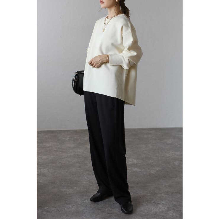 とろみポンチカーブパンツ 88-004413 | BONJOUR SAGAN | 詳細画像7 