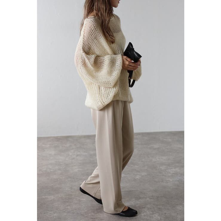 とろみポンチカーブパンツ 88-004413 | BONJOUR SAGAN | 詳細画像10 